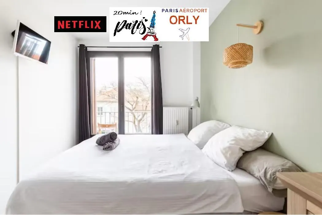 Chambre confort - PARIS-ORLY - Séjour chez l'habitant Choisy-le-Roi