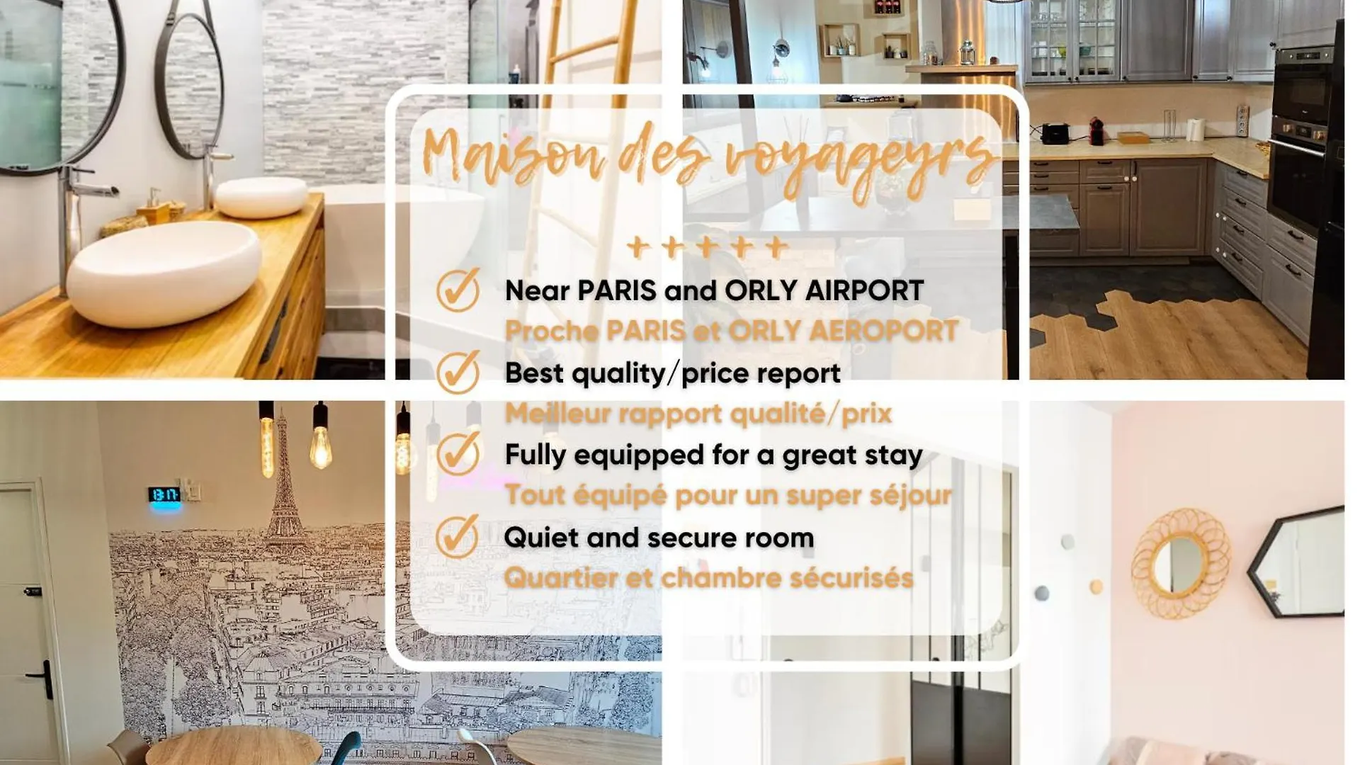 Chambre confort - PARIS-ORLY - Séjour chez l'habitant Choisy-le-Roi